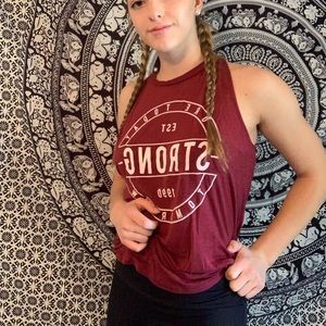 SORE TODAY STRONG TOMORROW